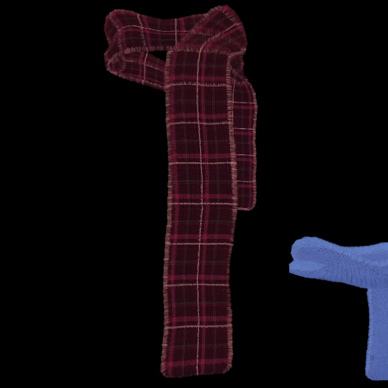 【VRC想定-AAF対応】マフラー(マテリアル54種)