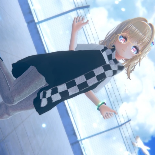 【VRC想定-AAF対応】ミニワンピース(マテリアル32種)