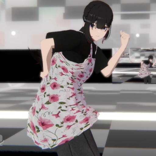 【VRC想定-AAF対応】ミニワンピース(マテリアル32種)