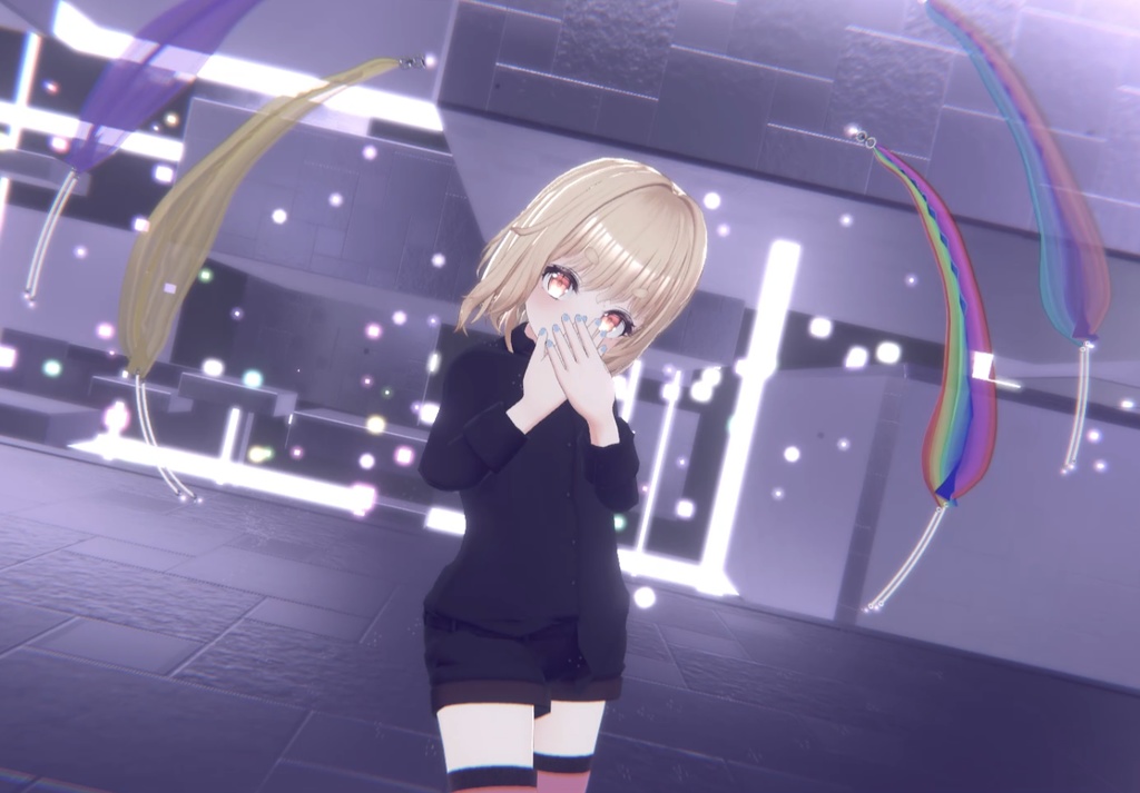 【VRC想定】ベールポイ / Veil Poi (マテリアル18種類セット)