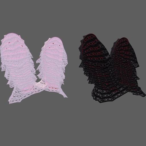 【VRC想定】イヤードレス / Ear Dress (2色セット)