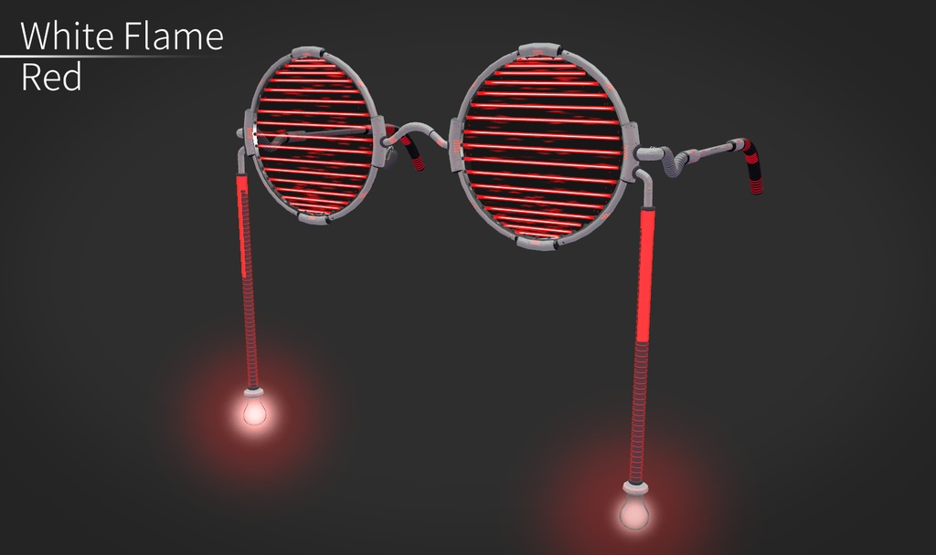 【VRC想定】レーザーグラス / Laser Glasses