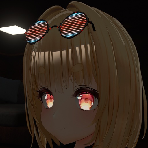 【VRC想定】レーザーグラス / Laser Glasses