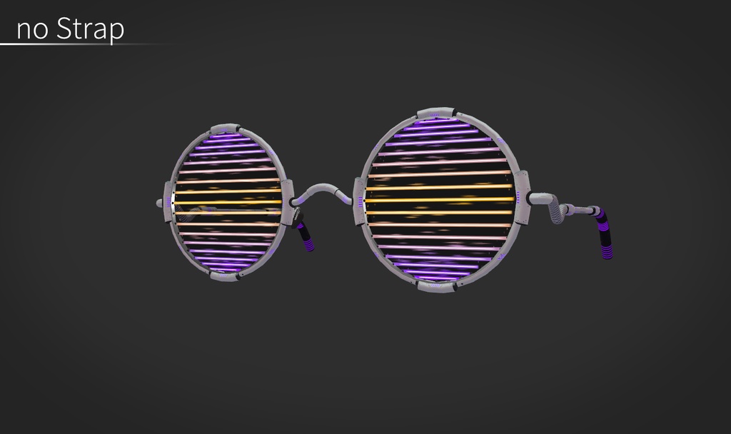 【VRC想定】レーザーグラス / Laser Glasses