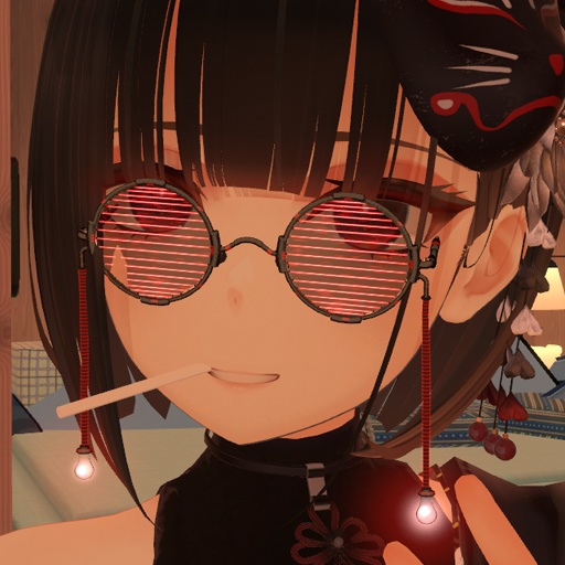 【VRC想定】レーザーグラス / Laser Glasses