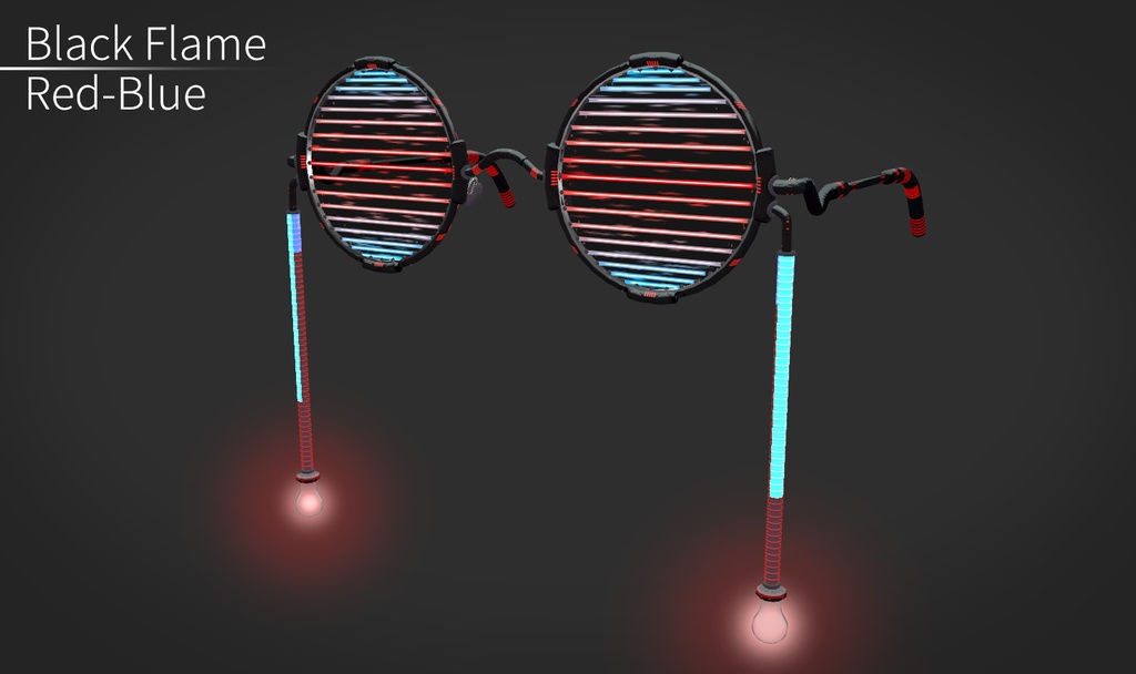 【VRC想定】レーザーグラス / Laser Glasses