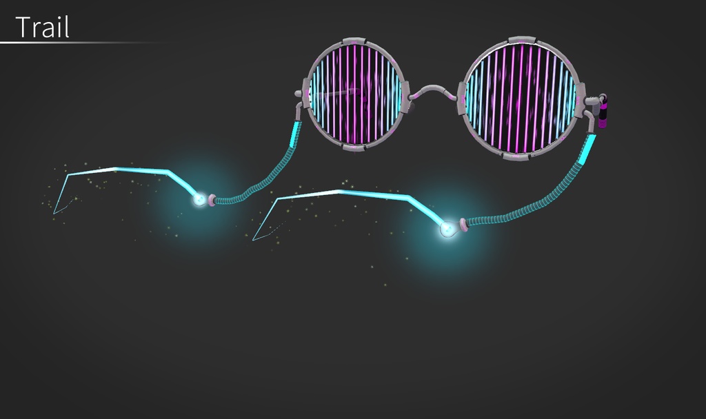 【VRC想定】レーザーグラス / Laser Glasses