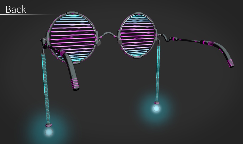 【VRC想定】レーザーグラス / Laser Glasses