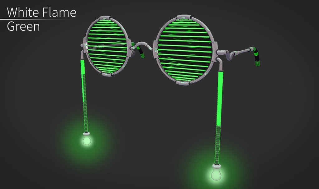 【VRC想定】レーザーグラス / Laser Glasses