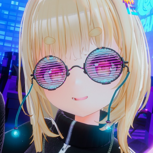 【VRC想定】レーザーグラス / Laser Glasses