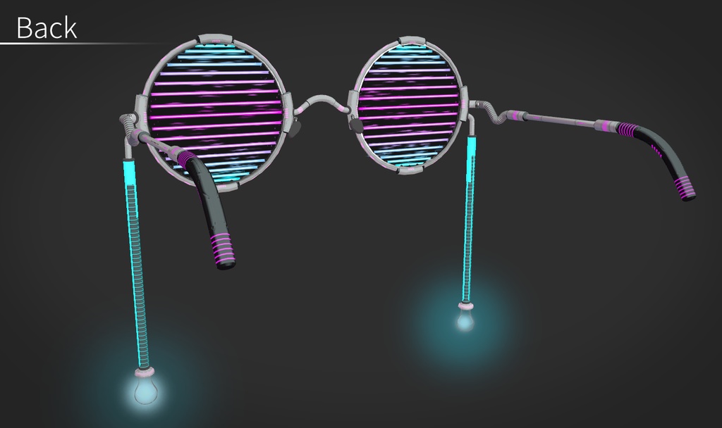 【VRC想定】レーザーグラス / Laser Glasses