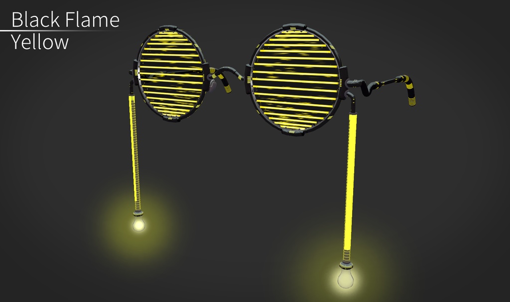 【VRC想定】レーザーグラス / Laser Glasses