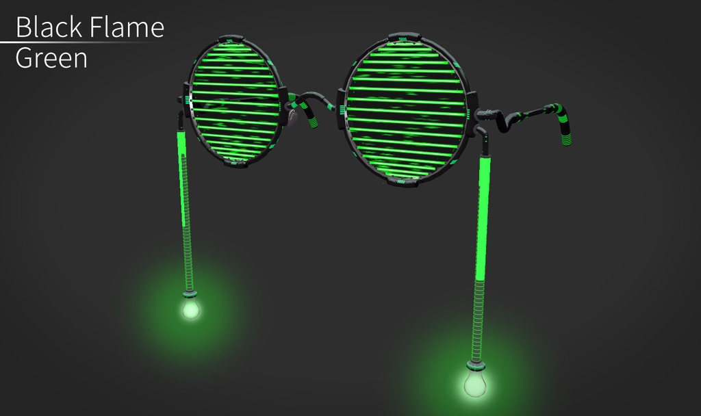 【VRC想定】レーザーグラス / Laser Glasses