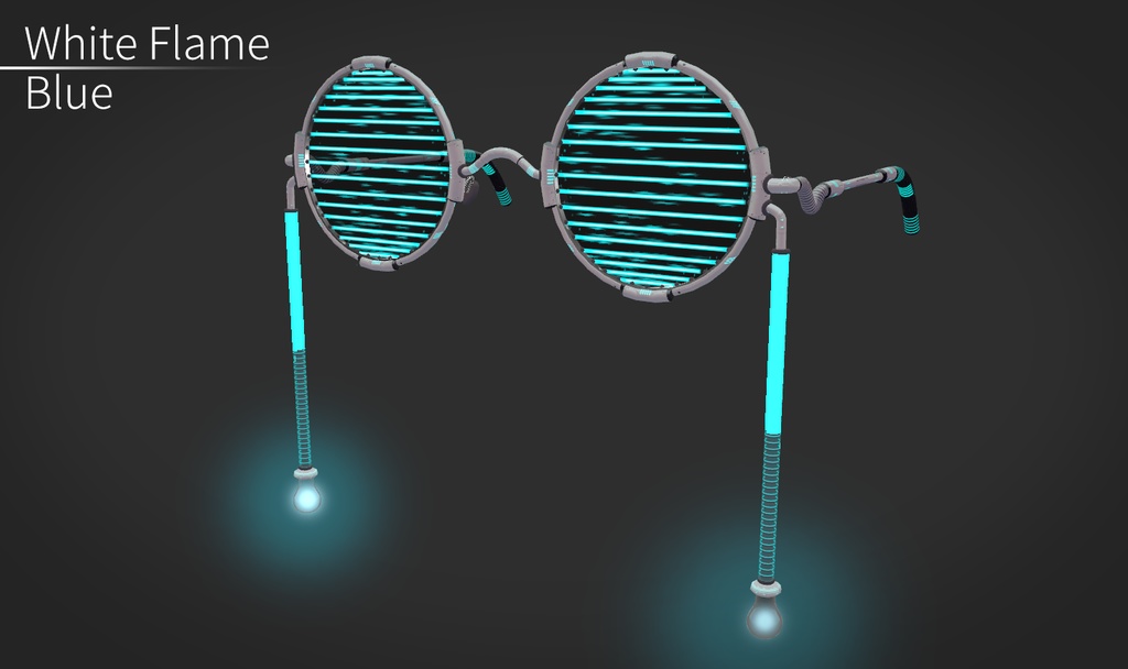 【VRC想定】レーザーグラス / Laser Glasses