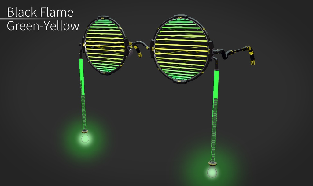 【VRC想定】レーザーグラス / Laser Glasses