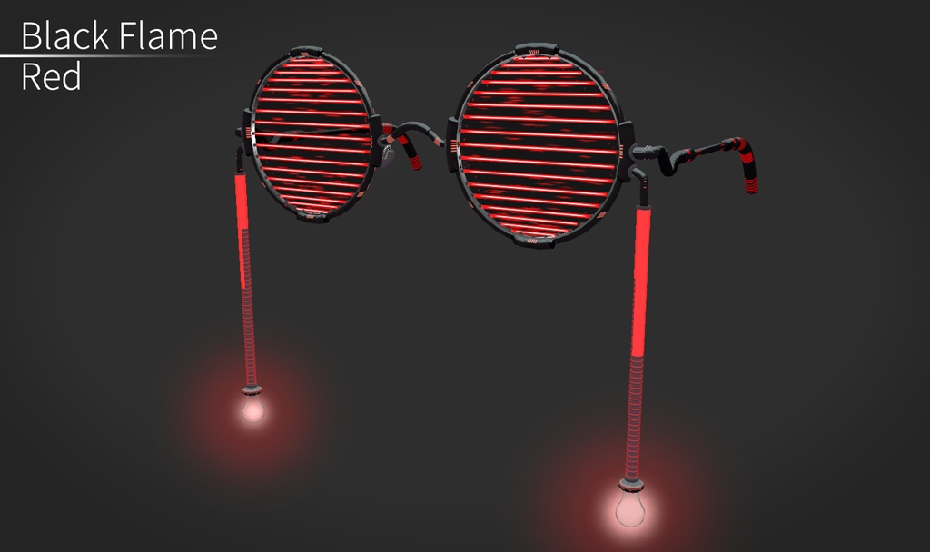 【VRC想定】レーザーグラス / Laser Glasses