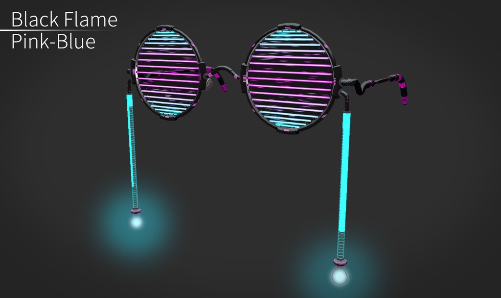 【VRC想定】レーザーグラス / Laser Glasses