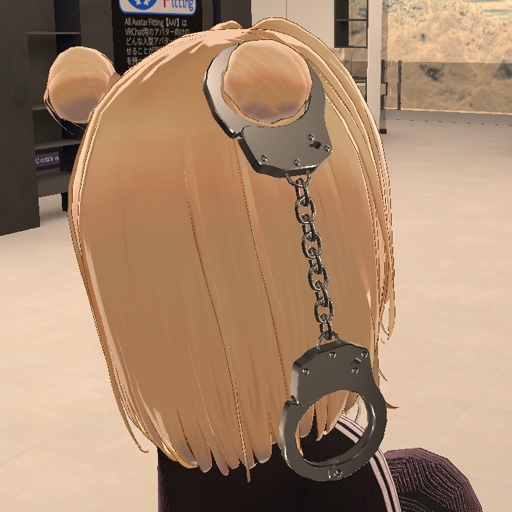 【VRC想定】手錠お団子ヘアーセット / Handcuffs Bun