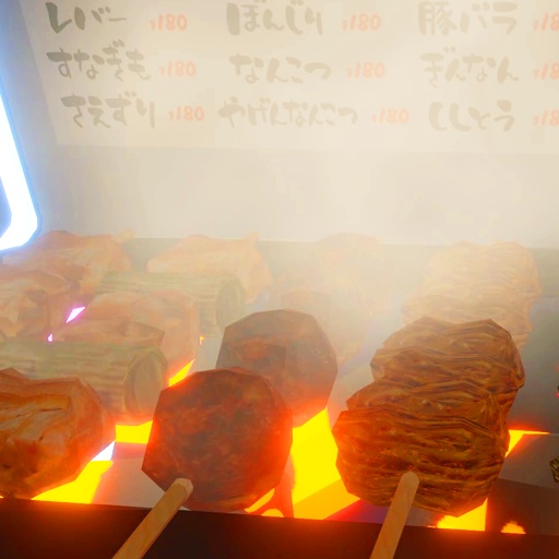 【VRC想定】やきとりバックパック / Yakitori Backpack