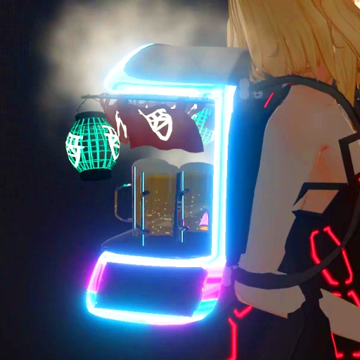 【VRC想定】やきとりバックパック / Yakitori Backpack