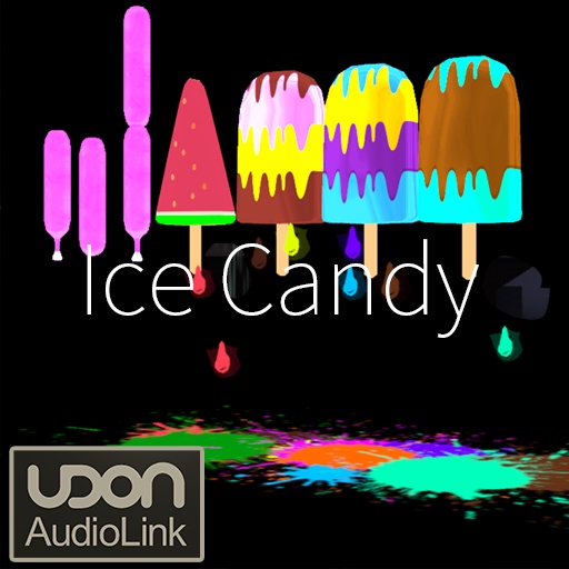 【VRC想定】アイスキャンディ / Ice Candy(AudioLink対応)