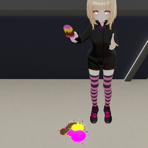 【VRC想定】アイスキャンディ / Ice Candy(AudioLink対応)