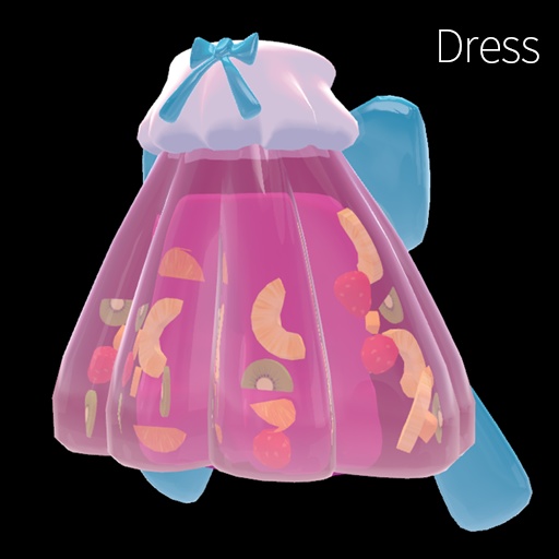 【VRC想定】ゼリードレスセット / Jelly Dress Set