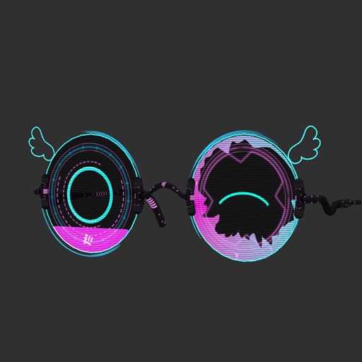 【VRC想定】シンクグラス / Sync Glasses