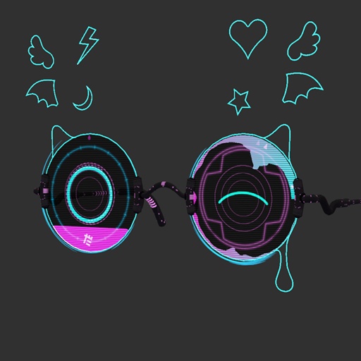 【VRC想定】シンクグラス / Sync Glasses