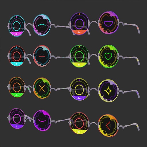 【VRC想定】シンクグラス / Sync Glasses