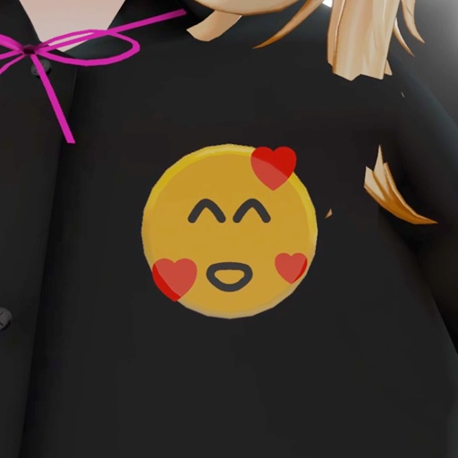 【VRC想定】フェイスバッジ / Face Badge