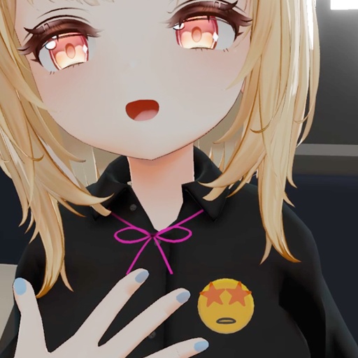 【VRC想定】フェイスバッジ / Face Badge