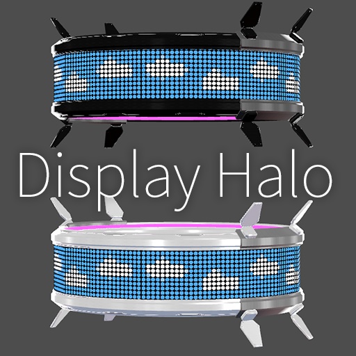 【VRC想定】ディスプレイヘイロー / Display Halo