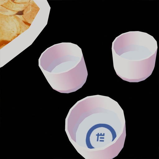 【VRC想定】どこでも飲み会セット / Portable Party Table