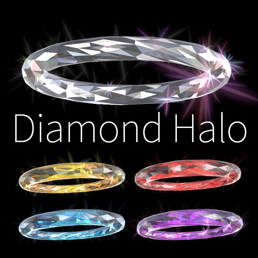 【VRC想定】ダイヤモンド天使の輪 / Diamond Halo