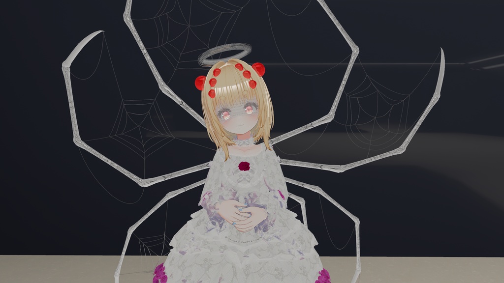 【VRC想定】スパイダーウィングセット / Spider Wing Set