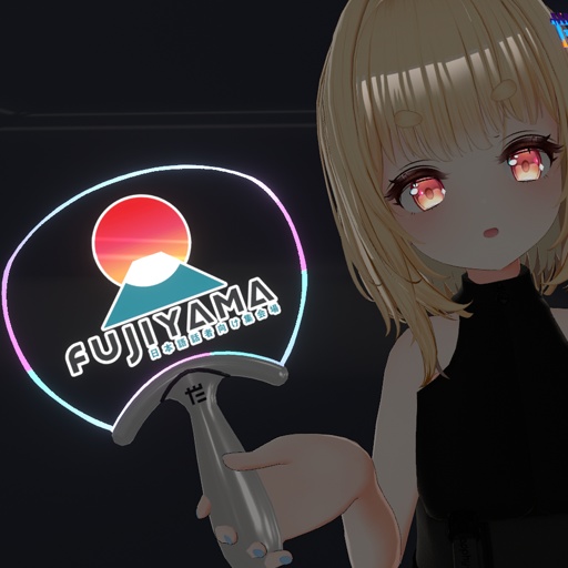 【VRC想定】サイバーうちわ / Cyber Uchiwa