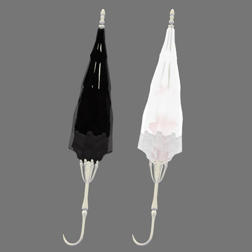 【VRC想定】ボーンアンブレラ / Bone Umbrella