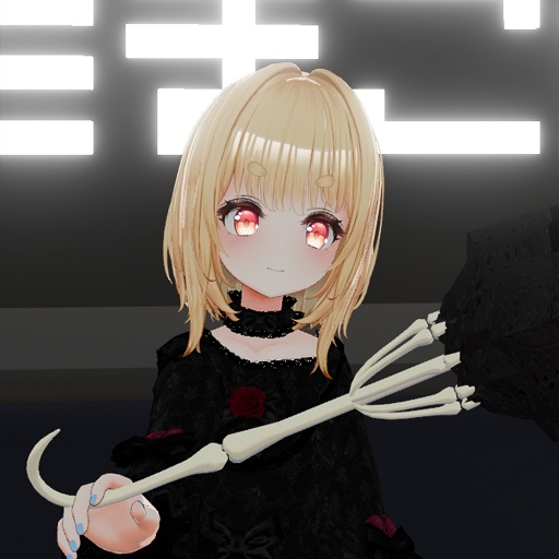 【VRC想定】ボーンアンブレラ / Bone Umbrella