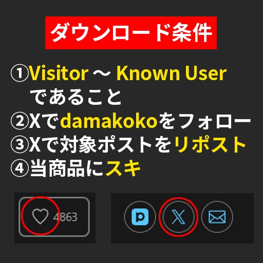 【VRC想定】初心者改変セット / Beginner's Set
