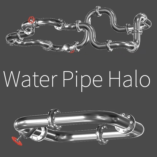 【VRC想定】水道管天使の輪 / Water Pipe Halo
