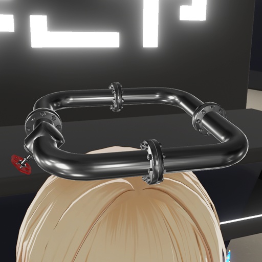 【VRC想定】水道管天使の輪 / Water Pipe Halo