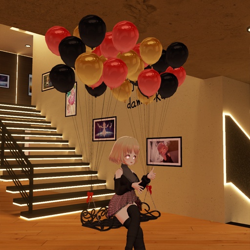 【VRC想定】風船ブランコ / Balloon Swing