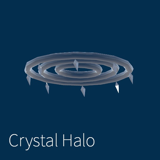 【VRC想定】クリスタルアクセサリーセット / Crystal Accessory Set