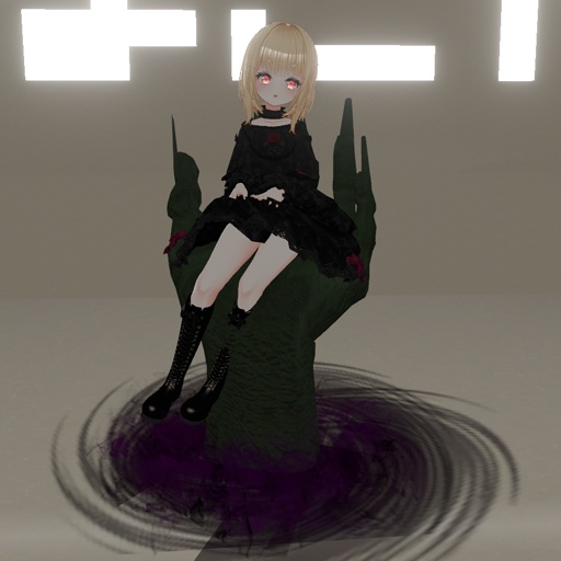 【VRC想定】ハンドシッター / Hand Sitter