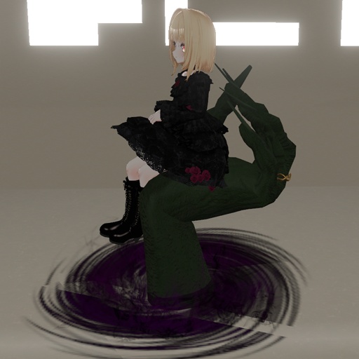 【VRC想定】ハンドシッター / Hand Sitter