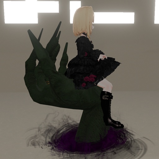 【VRC想定】ハンドシッター / Hand Sitter