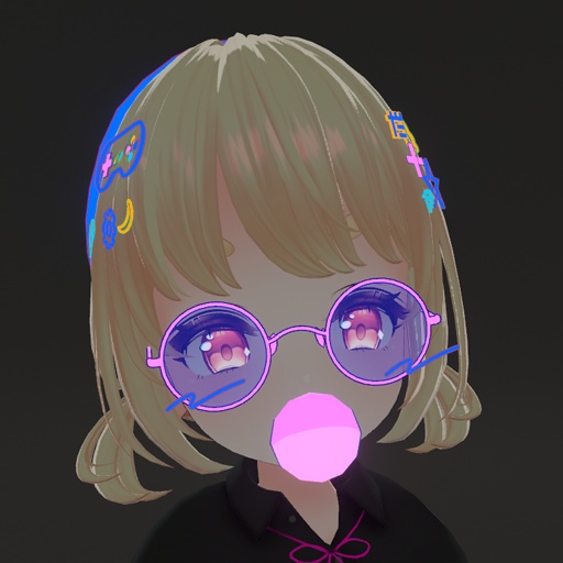 【VRC想定】シティポップグラス+ / CityPop Glasses+