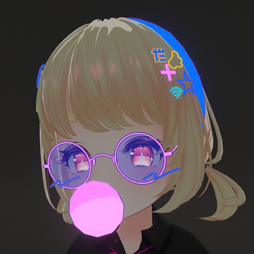 【VRC想定】シティポップグラス+ / CityPop Glasses+