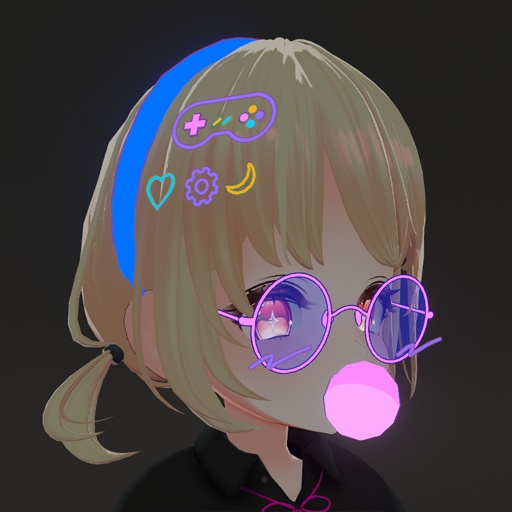 【VRC想定】シティポップグラス+ / CityPop Glasses+